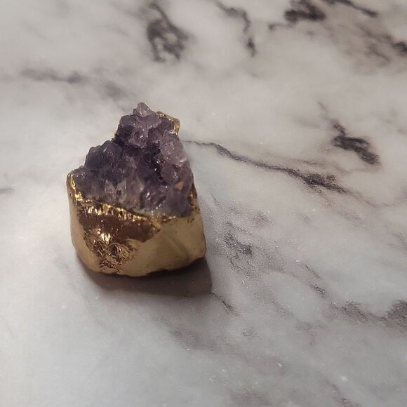 1pc Natural Irregular Amethyst Rock Pendant Healing Crystal Gemstone - Picture 11 of 11